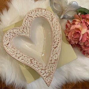 NIB 💗 D’Lusso Home Collection Heart Dish
